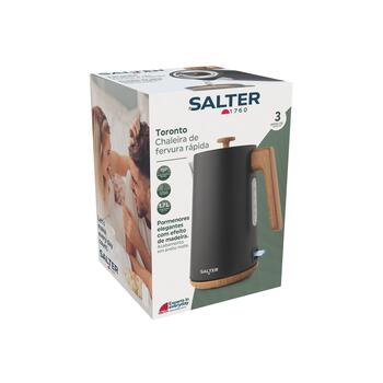 Salter Чайник EK5822BLKVDE, 3000 W, 1.7 л, 360° поворот, индикатор уровня воды, автоматическое отключение (EK5822BLKVDE)