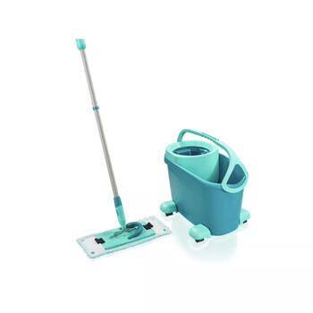Leifheit Clean Twist M Ergo Mobile 1052121, grīdas uzkopšanas komplekts, 110-140cm, 360° rotācija, mikrošķiedras lupata (1052121)