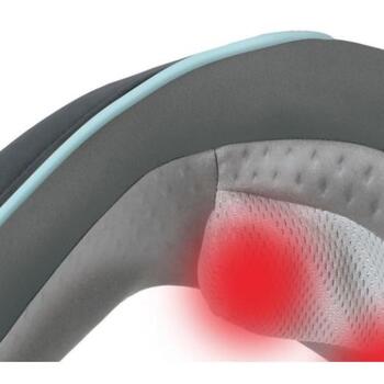 Homedics Masāžas ierīce NMS-255-EU, 36 W, pelēka, dziļi mīcoša, siltums, noņemams apvalks, automātiska izslēgšana (NMS-255-EU)