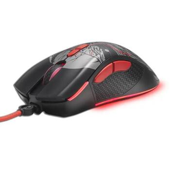 Subsonic Игровая мышь SA5612-IM1, 7200 DPI, 7 кнопок, красная LED подсветка, для правшей (SA5612-IM1)