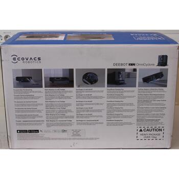 Ecovacs робот-пылесос DEEBOT X12 OmniCycloneSO, 22000 Па, 4000 мАч, 0,25 л, влажная и сухая уборка, TruEdge 3.0, AIVI 3D 3.0 (X12 OmniCycloneSO)