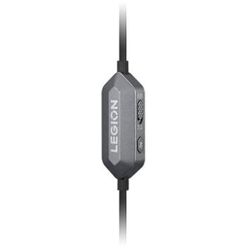 Lenovo RGB spēļu austiņas E510 GXD1N40797, 32Ω, -38dB, 7.1 kanālu virtuālā apkārtējā skaņa, USB-C, RGB apgaismojums (GXD1N40797)