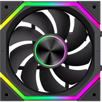 Gamemax Korpusa ventilators FN12A-N2 WL, 120mm, 58.6 cfm, 800-2000 rpm, Hidrauliskais gultnis, 30.6 dBA (FN12A-N2 WL)
