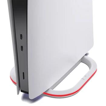 Subsonic LED statīvs PS5 un PS5 Slim SA5686, balta, RGB LED, savietojams ar PS5, PS5 Slim, kabelis iekļauts (SA5686)