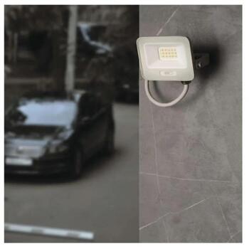 Emos LED-прожектор GLARO ZS2214W, 10 W, 1000 lm, IP65, нейтральный белый, алюминий, 120°, 20 000 ч (ZS2214W)