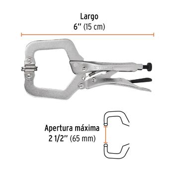 Плоскогубцы C-Clamp 150 мм 17413 PPC-6R Truper (PPC-6R)