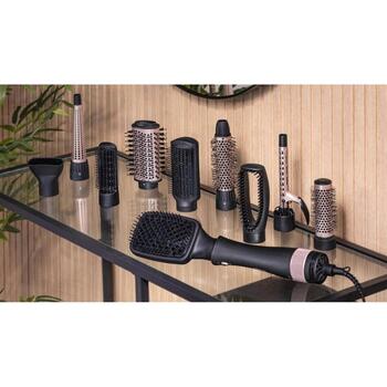 Cecotec Фен 10in1 Styler 4439, 1000 Вт, 3 уровня нагрева, 10 насадок, керамическое покрытие, поворотный шнур (4439)