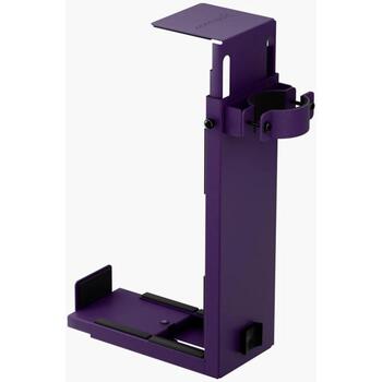 Arozzi datora turētājs AZ-PCMOUNT-PP, regulējams augstums, platums, zem galda, 360° uzstādīšanas elastība, violeta (AZ-PCMOUNT-PP)