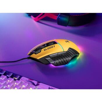 A4Tech оптическая мышь W95 Max A4TMYS47259, 12000 dpi, 8000 fps, 250 ips, 35 g, 2000 Гц, RGB подсветка, 50M кликов (A4TMYS47259)