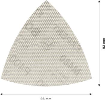 Abrazīvais siets M 480 93X93mm,G400,5gab, Delta slīpmašīnām EXPERT M480 SLĪPĒŠANAS TĪKLS, 2608900724, BOSCH (2608900724)