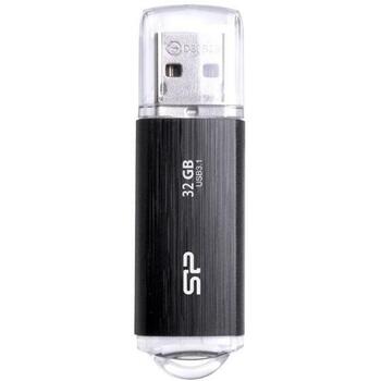 Silicon Power Blaze B02 USB флеш-накопитель SP032GBUF3B02V1K, 32 ГБ, USB 3.2 Gen 1, черный, 256-bit AES, пластик (SP032GBUF3B02V1K)