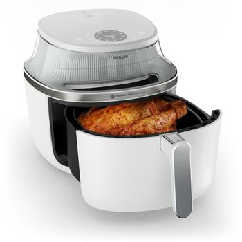 Philips karstā gaisa friteris NA331/10, jauda 1700 W, tilpums 6.2 L, 1 kg fritēšanas jauda, LED displejs, 12 programmas (NA331/10)