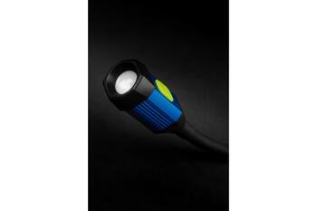 Hogert HT1E429 kakla lukturis, 300 lm, 30 m, Li-Po 3.7 V 2000 mAh, 10 h, USB-C, magnēts, 1/4