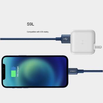 Orsen USB кабель S9L, 1,0 M, 2,1A, TPE + ткань, YD/T 1591-2009 (S9L)