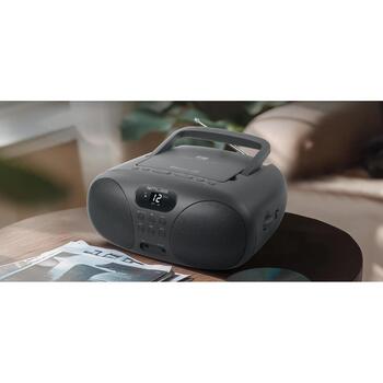 Muse MD-208BT портативный радиоприемник с CD-плеером, AM/FM, Bluetooth 5.0, AUX, LED-дисплей, 6xC батареи, 230В (MD-208BT)