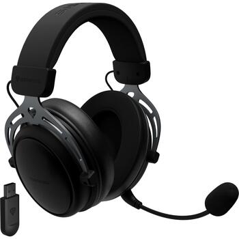 Genesis гарнитура Toron 706 NSG-2340, 50мм, 20-20000Гц, Bluetooth 5.1, 2.4 ГГц, 100ч, накладные, микрофон, черный (NSG-2340)