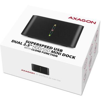 Axagon док-станция ADSA-D25 USB 3.2, 2.5