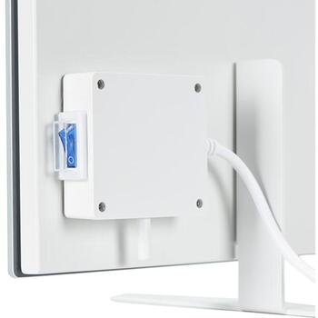 Lafe Обогреватель LAFHEA47730, 500W, инфракрасный, белый, таймер, термостат, напряжение 220–240V, умная функция (LAFHEA47730)