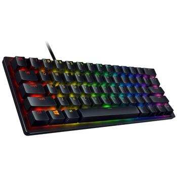 Razer Huntsman Mini 60% klaviatūra RZ03-03390700-R3N1, USB-C, RGB Chroma, Opto-mehāniskā, NORD, Anti-Ghosting, PBT taustiņi (RZ03-03390700-R3N1)