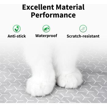 Petkit коврик для кошачьего туалета P99026, оксфордская ткань, серый/зеленый, для Pura Max 2, Purobot Max Pro/2, Purobot Max 3 (P99026)