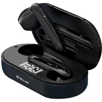 Tellur Flip Bezvadu austiņas TLL511401, 5.0, 10 m, 2.5 h, 120 h, 1.5 h, 25 mAh, 300 mAh, melna (TLL511401)