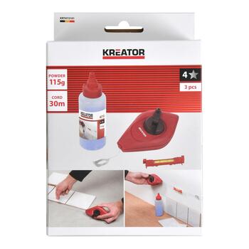 Набор для разметки, KREATOR, KRTH73101, 30 м, 25 мл, Синий (KRTH73101)