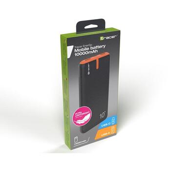 Tracer EnerGo 10000mAh Power Bank TRABAT47513, 10000mAh, 5V2A, 2xUSB-A, 1xUSB-C, USB-C кабель (TRABAT47513)