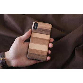 Man&Wood Чехол M8011B, 73x143x9.8mm, 20g, натуральное дерево, поликарбонат, 5.8'' (M8011B)
