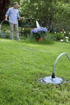 Karcher BP 4 Deep Well 1.645-421.0, 230V, 50Hz, 700W, 4.3bar, 43m, 4600l/h, 12m, 35°C, G1, 15m, nerūsējošais tērauds, pretvārsts (1.645-421.0)
