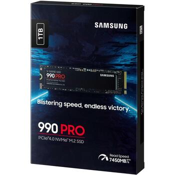 Samsung SSD M.2 MZ-V9P1T0BW 1TB, скорость чтения 7450 MB/s, скорость записи 6900 MB/s, PCIe 4.0, NVMe 2.0, V-NAND MLC (MZ-V9P1T0BW)