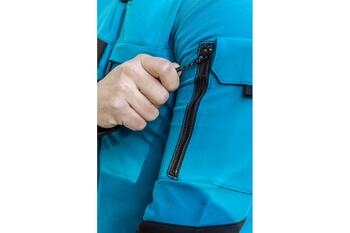 Hogert Darba jaka BEELITZ HT5K818-XL, 95% poliesters, 5% elastāns, 270 g/m², 1 krūšu kabata ar rāvējslēdzēju, 2 ceļa kabatas (HT5K818-XL)