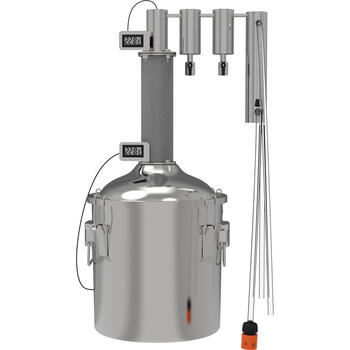 Browin модульный дистиллятор 343230, 18 L, 6.38 kg, два осадочных бака, нержавеющая сталь, компактный (343230)