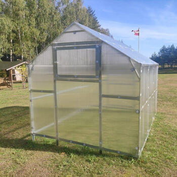 Siltumnīca KLASIKA BERNARD 2,35x7 m ar 6mm polikarbonāta pārklājumu, 4779037492350 (188)