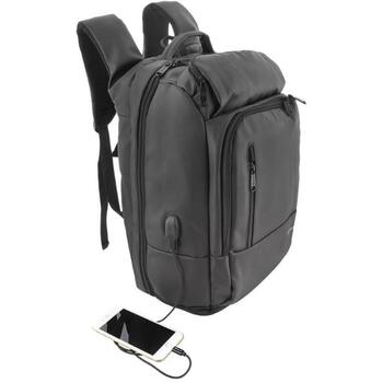 Tellur Рюкзак для ноутбука TLL611252, USB порт, полиэстер, 1.1кг, 35x17x52см, водонепроницаемый, мягкое отделение для ноутбука (TLL611252)