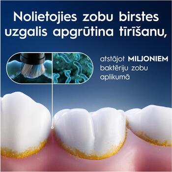 Oral-B Nomaināmas zobu birstes galviņas iO SpecializedClean White 2, 2 gab, pieaugušajiem (iO refill SpecializedClean White 2)