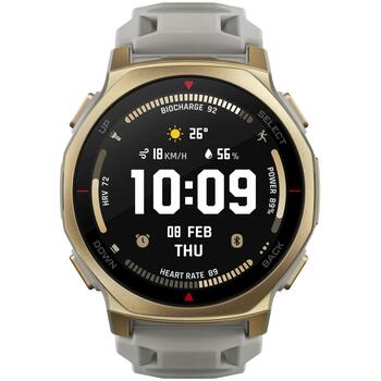 Huami смарт-часы T-REX 3 PRO W2548GL2N AMOLED 3.35 см 466 x 466 64 МБ ОЗУ 16 ГБ 640 мАч GPS 45 м водонепроницаемые (W2548GL2N)