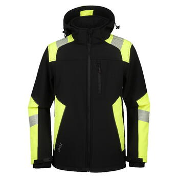 Pesso Astra ASTRA_3XL, 3XL, черный/желтый, 300 г/м², водоотталкивающий, ветрозащитный, светоотражающий (ASTRA_3XL)