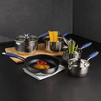 Russell Hobbs Opulence набор сковород RH01179EU, 5 шт., 16см, 18см, 20см, 14см, 24см, нержавеющая сталь (RH01179EU)