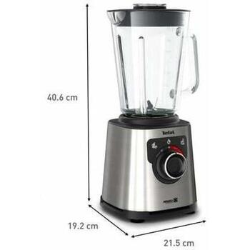 Tefal Блендер BL871D31, 1200 W, 1.5 L, стеклянная чаша, дробление льда, нержавеющая сталь (BL871D31)