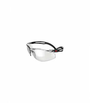 3M Aizsargbrilles SecureFit 501 SF501BLK, 0.022kg, netonētas AF/AS, polikarbonāta lēcas, 99.9% UVA/UVB aizsardzība (SF501BLK)