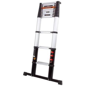 Batavia телескопическая лестница Giraffe PRO 7063670, 381 см, 460 см, 150 кг, 12 ступеней, алюминий, Soft Close, индикатор угла (7063670)