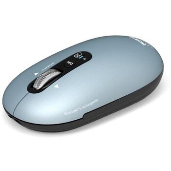 Port Connect PURE MAC pele, Bluetooth, 1000/1600/2400/3200 DPI, 5 pogas, optiskā, pelēka (910500)