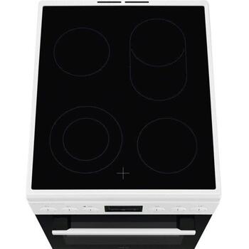 AEG керамическая плита CCB56491BW, 58л, 8605Вт, 230В, белый, функция пара, AirFry, телескопические направляющие (CCB56491BW)