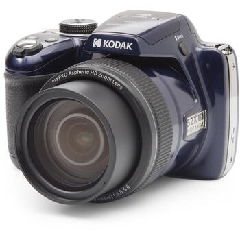 Kodak Цифровая камера AZ528 BLUE, 16 МП, 52x оптическое увеличение, 3,0 дюйма LCD, Wi-Fi, 1100 мАч аккумулятор (AZ528 BLUE)