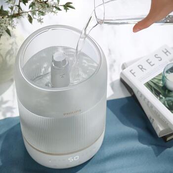 Philips Mitrinātājs Sērija 1000 HU1510/04, 275 ml/h, 3 L, līdz 41 m2, 3 ātrumi, automātiskais režīms, nakts režīms (HU1510/04)