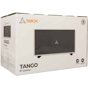 Sbox Bluetooth колонка TANGO-W, 60W, 43-20000Hz, 6000mAh, 7.4V, 10m, 6-8h (TANGO-W)