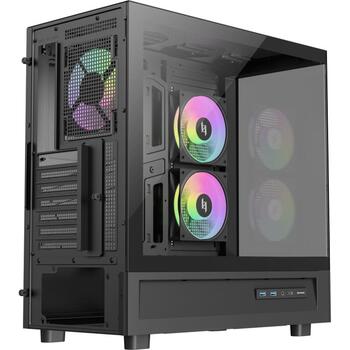 Gamemax Kaste NEX C51 BK, 1+1 x 3.5