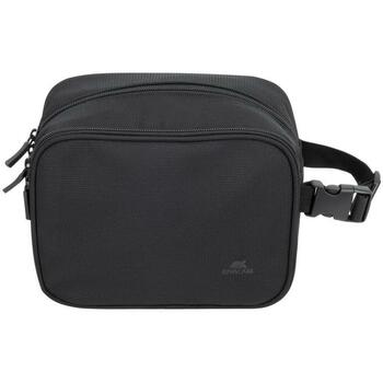 Rivacase Косметичка для путешествий 8409BLACK, 0.215кг, экосознательный RPET полиэстер, водоотталкивающий, 2 сетчатых кармана (8409BLACK)
