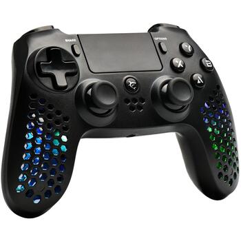 White Shark Gamepad Legatus GPW-4009, 15 + D-pad, 2, 600 mAh, Bluetooth 5.0, melna, 0.5 m vads (GPW-4009)