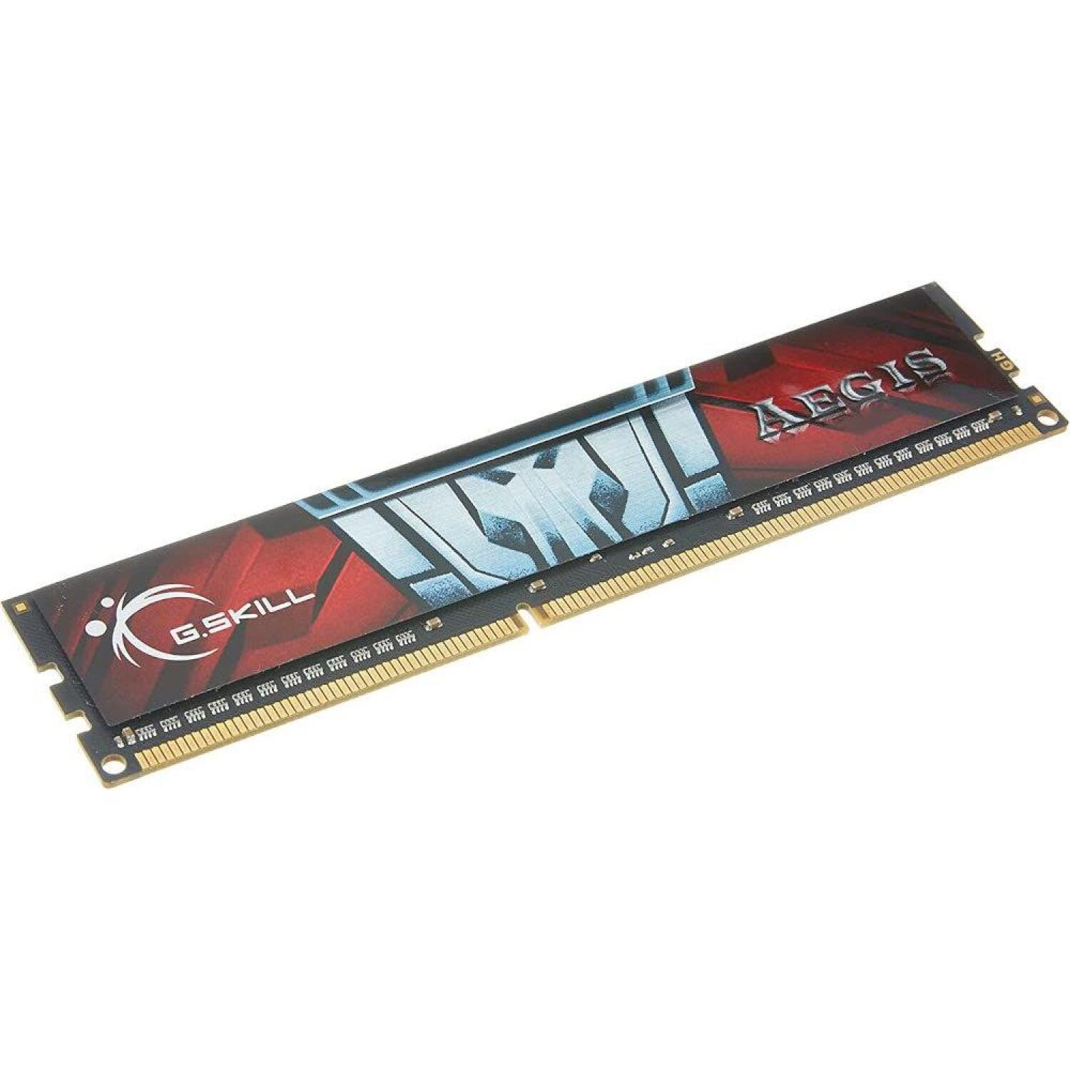 G.Skill Aegis F3-1600C11S-4GIS, 4 ГБ, DDR3, 1600 МГц, ПК/сервер, Нет, Нет, CL11 (F3-1600C11S-4GIS)
